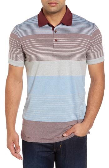 Men's Bobby Jones R18 Bainbridge Gradient Polo, Size - Red