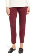 Women's Chaus Zip Ankle Pull-on Pants - Burgundy