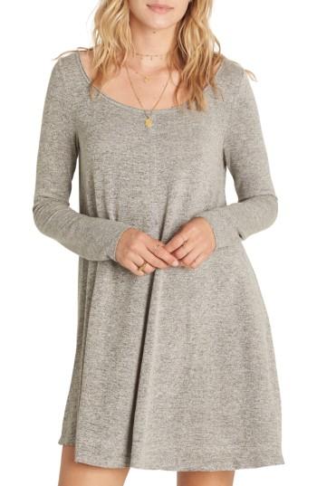 Women's Billabong Another Day Swing Dress - Grey