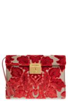 Dolce & Gabbana Clea Velvet Floral Clutch -