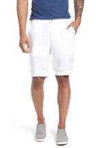 Men's Boss Crigan Linen Shorts R - White