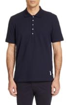 Men's Thom Browne Cotton Polo Shirt - Blue