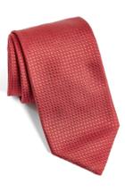 Men's Boss Dot Silk Tie, Size - Red