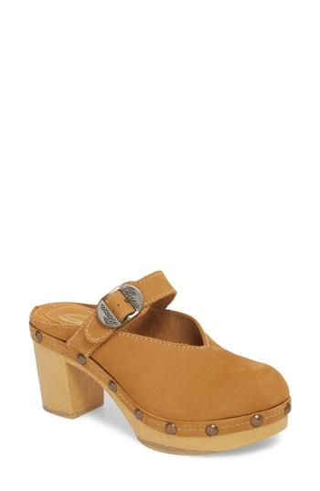 Women's Sbicca Natacha Studded Mary Jane Clog M - Brown