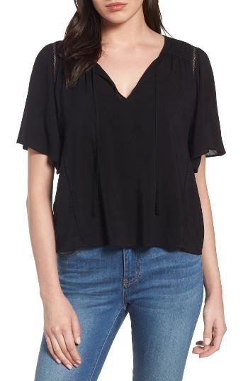 Women's Velvet By Graham & Spencer Tie Neck Swing Blouse