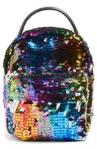 Topshop Funky Sequin Mini Backpack - Blue