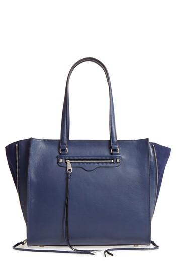 Rebecca Minkoff Always On Regan Leather Tote - Blue