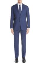 Men's Emporio Armani G-line Trim Fit Sharkskin Wool Suit