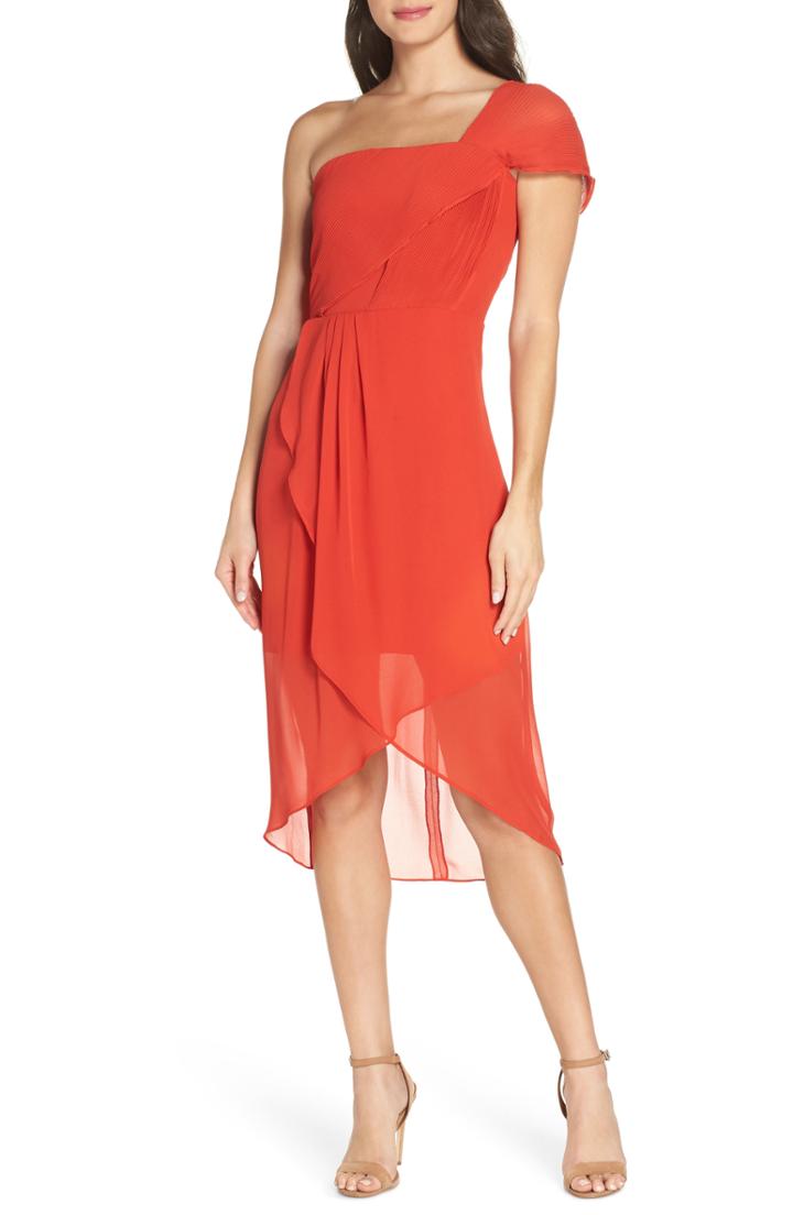 Women's Cooper St Saffron One-shoulder High/low Dress - Red