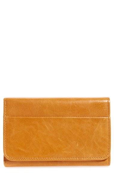 Women's Hobo 'jill' Trifold Wallet - Yellow