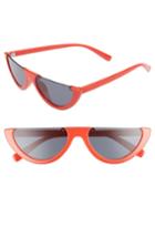 Women's Leith 54mm Flat Top Sunglasses - Red