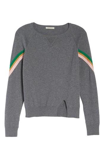Women's Ragdoll Rainbow Stripe Sweatshirt