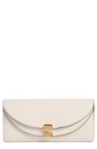 Women's Chloe Georgia Continental Leather Wallet - White