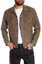 Men's Levi's Cheetah Print Trucker Jacket - Brown