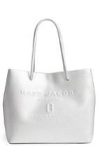 Marc Jacobs Leather Logo Shopper Tote -