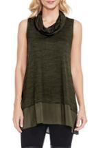 Women's Two By Vince Camuto Woven Hem Tunic - Green