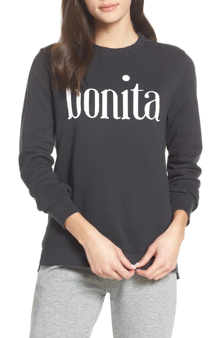 Women's Sol Angeles Bonita Sweatshirt - Black