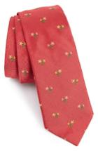Men's Paul Smith Embroidered Floral Bouquet Silk Tie