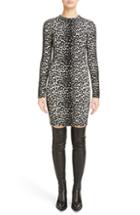 Women's Givenchy Leopard Jacquard Body-con Dress
