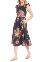 Women's 1901 Ruffle Fit & Flare Midi Dress