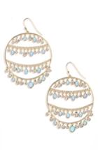 Women's Melinda Maria Fox Opal & Crystal Drop Earrings