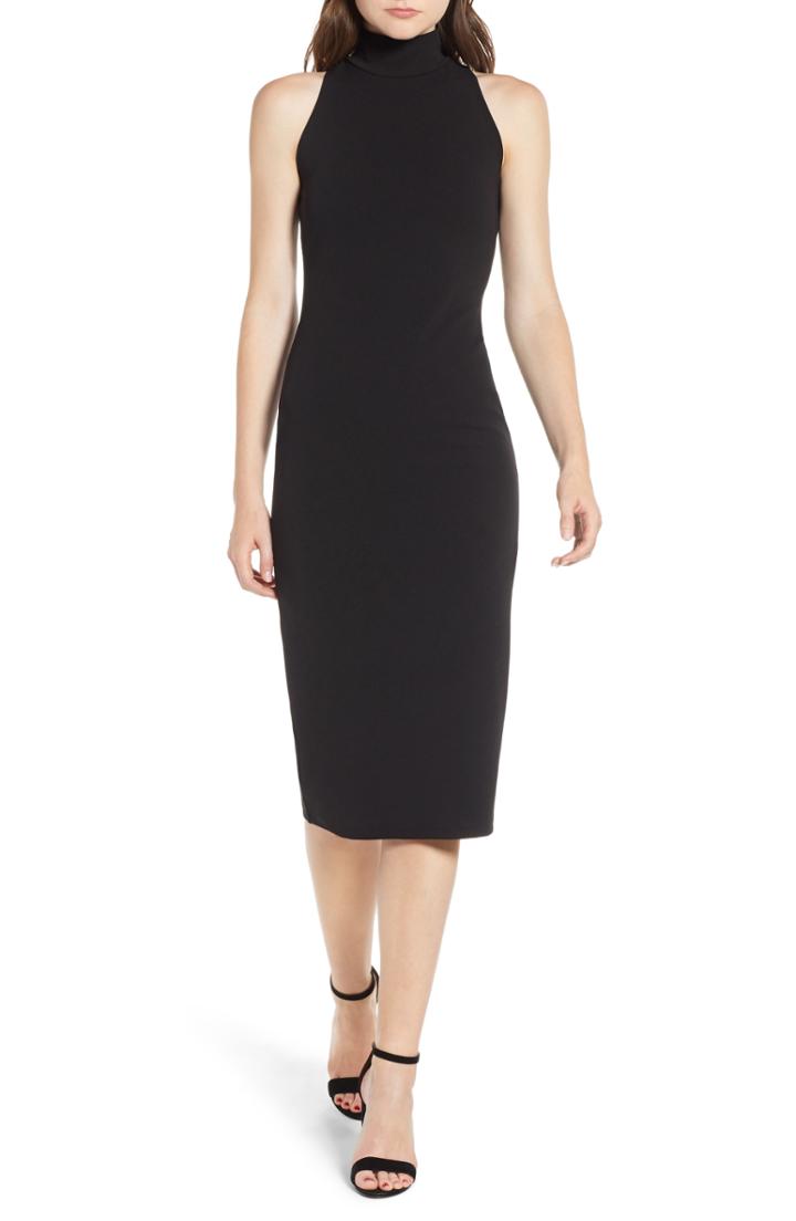 Women's Eliza J Tiered Ruffle Knit Dress (similar To 14w) - Black