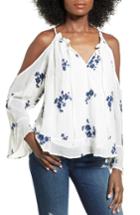 Women's Devlin Erica Embroidered Cold Shoulder Blouse