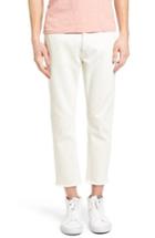 Men's Obey New Threat Skinny Fit Cut Off Jeans - White