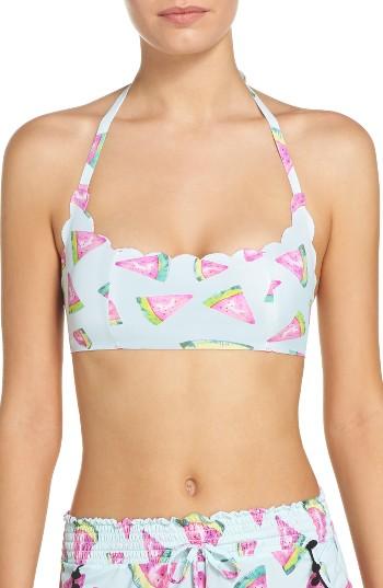 Women's Pilyq Reversible Bikini Top - Blue/green