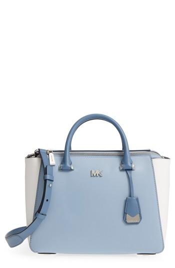 Michael By Michael Kors Md Satchel - Blue