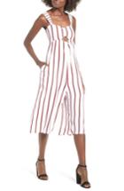 Women's Stone Row Counting Moons Crop Jumpsuit - Red
