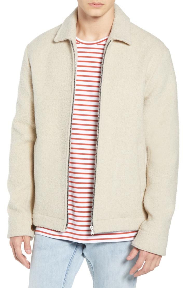 Men's Wax London Witham Coat Jacket - White