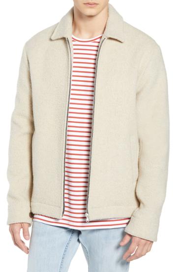 Men's Wax London Witham Coat Jacket - White