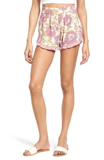 Women's Leith Ruffle Trim Floral Shorts