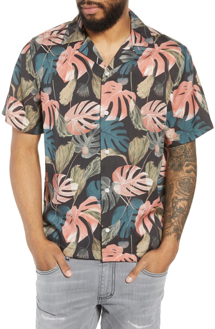 Men's Saturdays Nyc Canty Monstera Camp Shirt