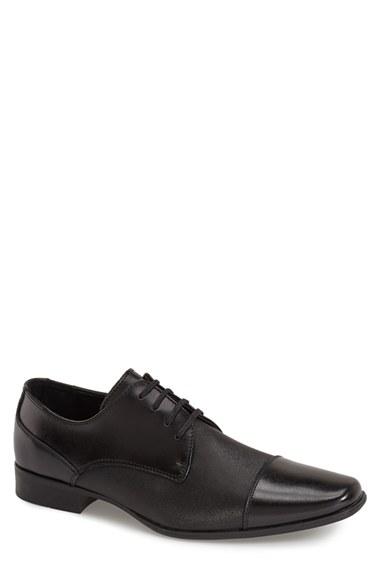 Men's Calvin Klein 'bram' Cap Toe Derby M - Black