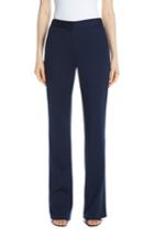 Women's St. John Collection Creased Milano Knit Pants - Blue