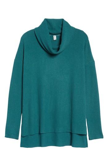 Women's Bp. Funnel Neck Tunic - Green
