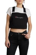 Women's Champion Bib Crop Top - Black