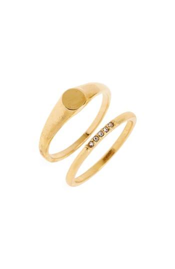 Women's Madewell Set Of 2 Pinky Rings