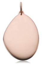 Women's Monica Vinader Engravable Nura Large Teardrop Pendant Charm