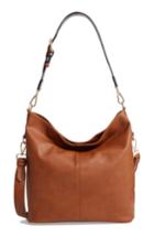 Steve Madden Faux Leather Hobo - Brown