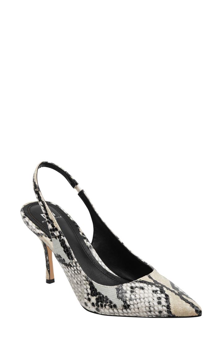 Women's Marc Fisher Ltd Camela Slingback Pump .5 M - Beige