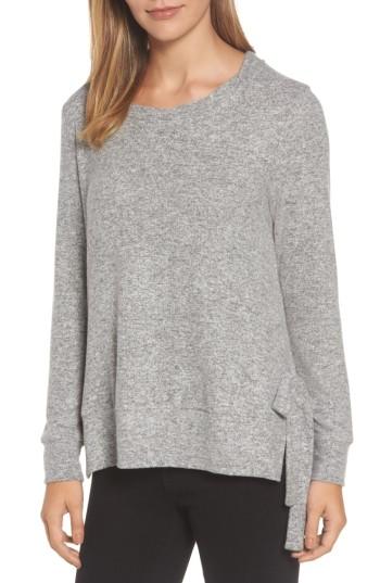 Women's Gibson Side-tie Fleece Pullover - Grey