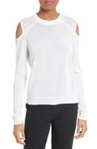 Women's Milly Cold Shoulder Pullover - White