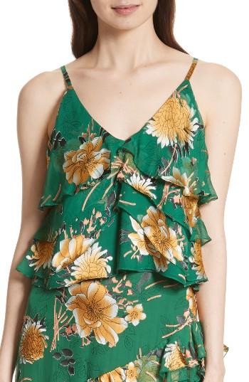 Women's Alice + Olivia Vanessa Tiered Floral Camisole