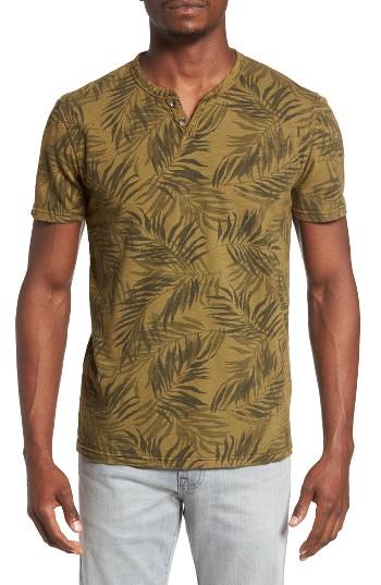Men's Lucky Brand Palm Print Notch T-shirt