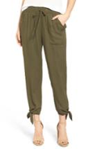 Women's Socialite Ankle Tie Pants - Green
