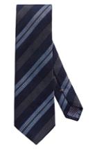 Men's Eton Stripe Silk & Cotton Tie