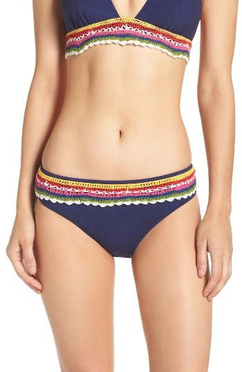 Women's Nanette Lepore Peace Love Charmer Bikini Bottoms - Blue